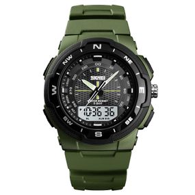 Чоловічий годинник Skmei 1454AG Army Green