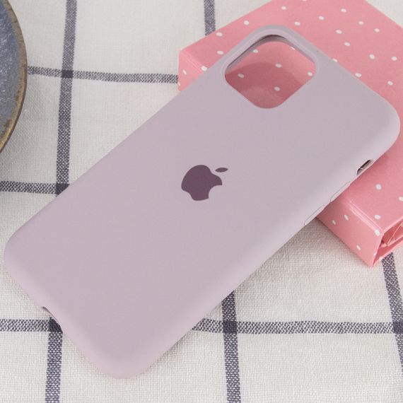 Чохол Silicone Case Full Protective (AA) для Apple iPhone 11 Pro Max (6.5") Сірий/Lavender | Зображення 1