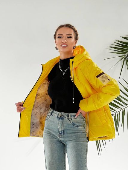 Утеплена куртка, арт.417/1, жовтий | Зображення 6