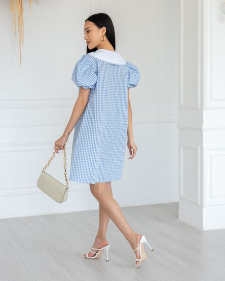 Платье "Polly" голубое  XS-S - M-L | Зображення 5