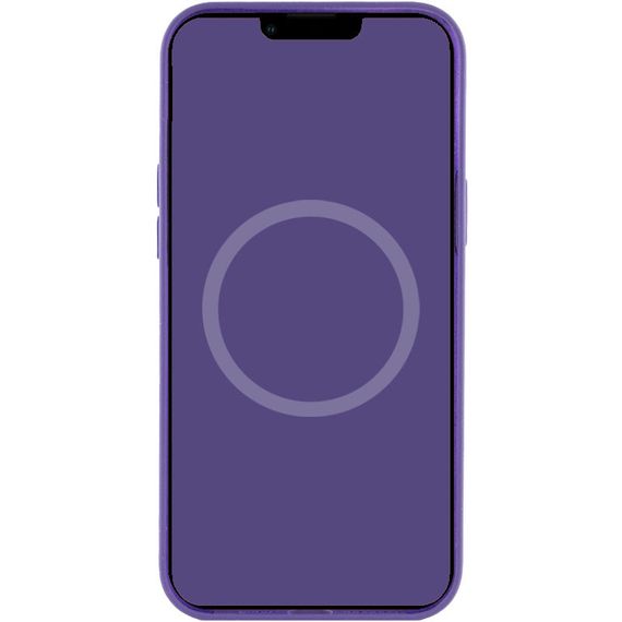 Чохол Silicone case (AAA) full with Magsafe and Animation для Apple iPhone 12 Pro Max (6.7") Фіолетовий / Amethyst | Зображення 3