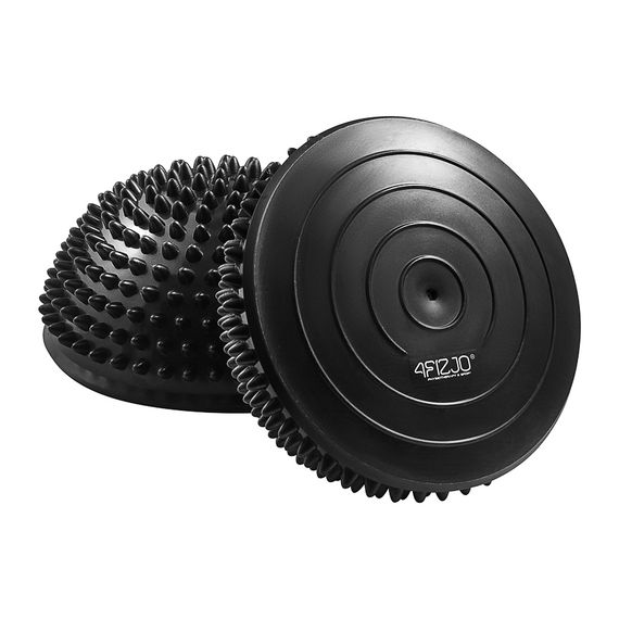 Півсфера масажна балансувальна (масажер для ніг, стоп) 4FIZJO Balance Pad 16 см Black 4FJ0108 (P-5907739310484)