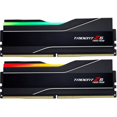 Модуль памяти для компьютера DDR5 32GB (2x16GB) 6400 MHz Trident Z5 Neo RGB Black G.Skill (F5-6400J3239G16GX2-TZ5NR) | Зображення 1