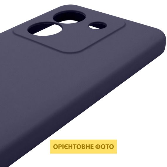 Чохол Silicone Cover Lakshmi Full Camera (AAA) для Xiaomi Poco M7 Pro 5G Темно-синій / Midnight blue | Зображення 3