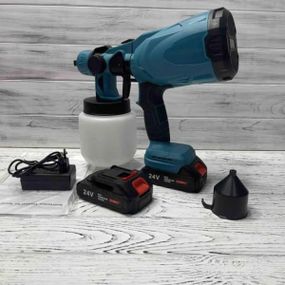 Краскопульт акумуляторний на 2 акумулятори 24V Paint Sprayer