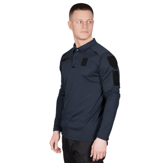 Поло Patrol ID Long Темно-синє (7006), S | Зображення 1