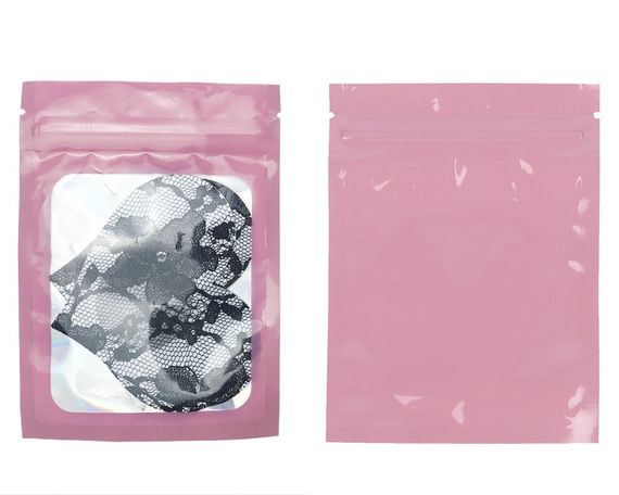 Пестисы на соски Star Night сердечки кружевные, черные sexstyle | Зображення 4