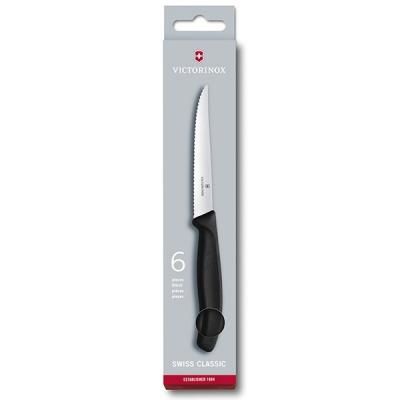 Кухонний ніж Victorinox SwissClassic для стейка 11 см, черный (6.7233.20) | Зображення 1