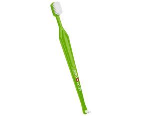 Зубна щітка ультрам’яка paro® toothbrush exS39 з монопучковою насадкою в поліетиленовій упаковці, салатова