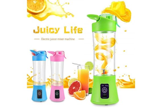 Кружка – блендер Juice Cup NG-01 · Фітнес – шейкер для смузі з USB зарядкою · Портативний соковитискач з функцією Power Bank | Зображення 4