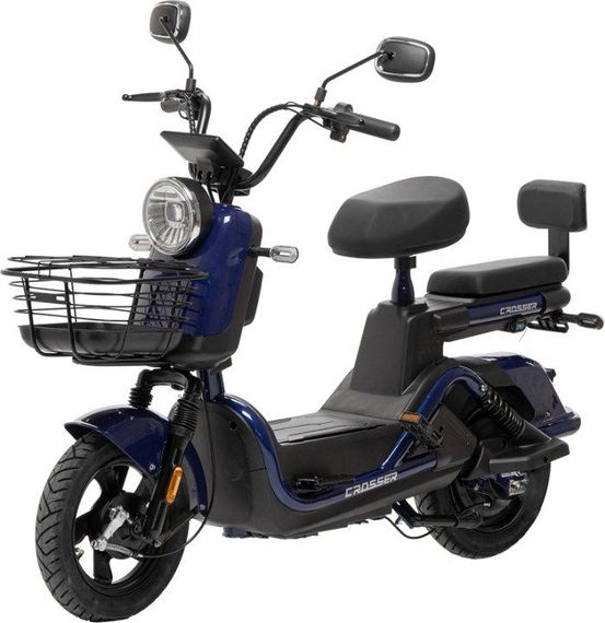 Електроскутер Crosser CR-2 800W 60V 24Ah, електровелосипед до 55 км/год, графеновий акумулятор, 2 місця | Зображення 3