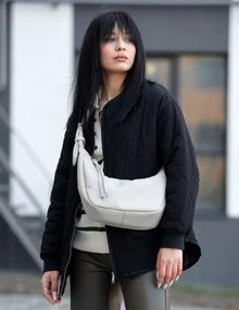 Сумка жіноча Sambag HOBO S білий 30 х 13 х 8 см (53100030)