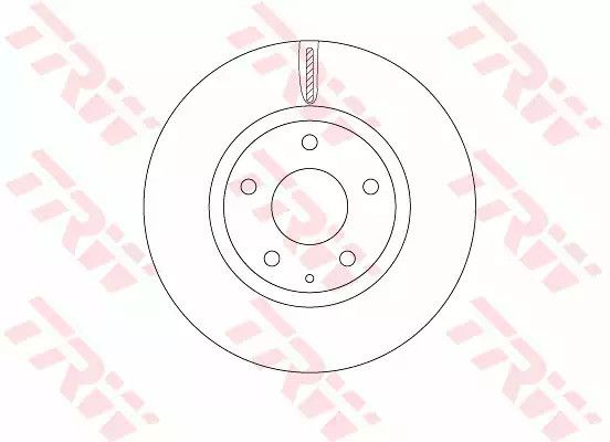 Диск Гальмівний MAZDA 6 2.0-2.5 2013-, CX-5 2.0-2.2 2011- передн. (пр-во TRW) | Зображення 1