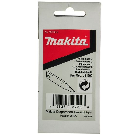 Ніж боковий (лівий) для ножиць Makita DJS130, JS1300 (792743-5) | Зображення 3