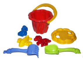 Песочный набор "Ромашка" №1 1098 Красный