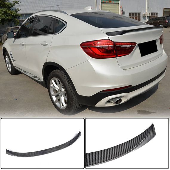 Спойлер кришки багажника Карбон V3 для BMW X6 F-16 2014-2019 рр