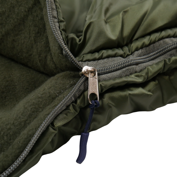 Спальний мішок з капюшоном 2.10х90 фліс олива | Зображення 5