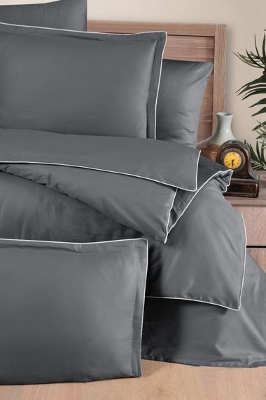 Постельное белье La Romano Premium Satin 200×220 Lucca Grey | Зображення 1