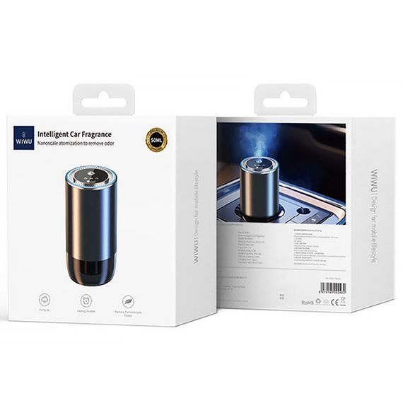 Ароматизатор у машину WIWU Wi-AR001 Smart Car Aromatherapy Black | Зображення 1