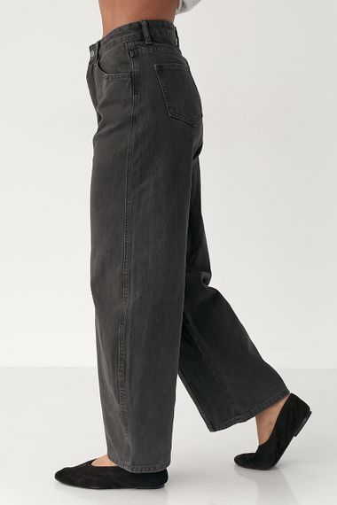 Котонові штани багі - темно-сірий цвет, M (є розміри) | Зображення 4