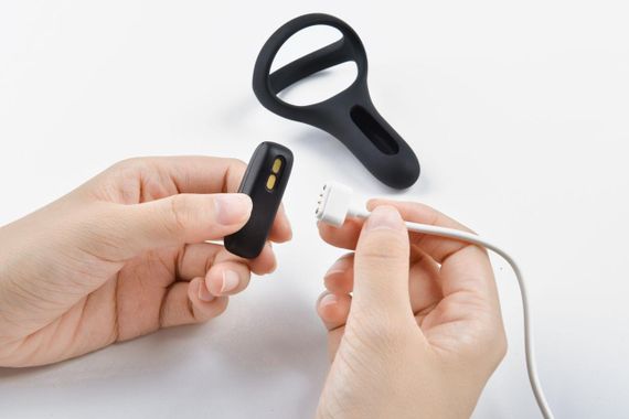 Подвійне ерекційне кільце Fun Town Rise Black, керування зі смартфона sexstyle | Зображення 5