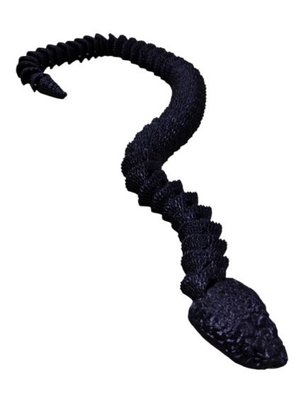 Іграшка антистрес рухома змія чорний Мега Подарунок (214032) | Зображення 3
