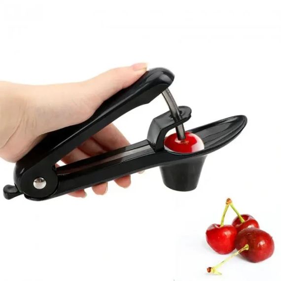 Інструмент для видалення кісточок пластикова ручна Veleka, видавлювач кісточок з вишні, вишнечистка