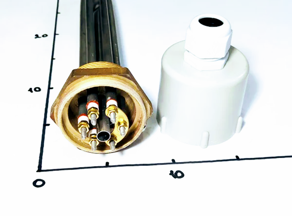 Блок ТЭНов 7500w с резьбой 2" Kawai | Зображення 2