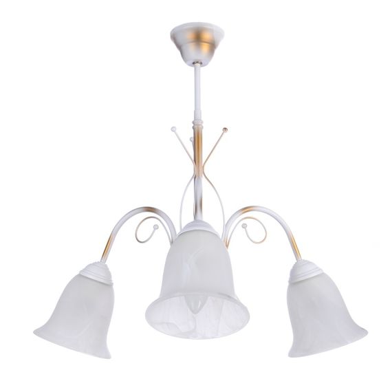 Люстра подвесная флористика E27 60W WH (BKL-470S/3) | Зображення 1