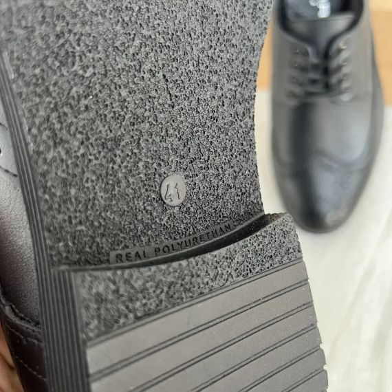 Чоловічі броги з натуральної шкіри 45 розмір | Зображення 5