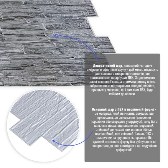 Декоративна ПВХ панель 960х480х4мм SW-00001838 | Зображення 1