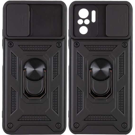 Ударостійкий чохол Camshield Serge Ring для Xiaomi Redmi Note 10 / Note 10s / Poco M5s Чорний