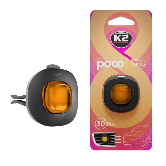 Ароматизатор для салону авто К2 Poco Солодка цукерка 30 г (V353) | Зображення 1
