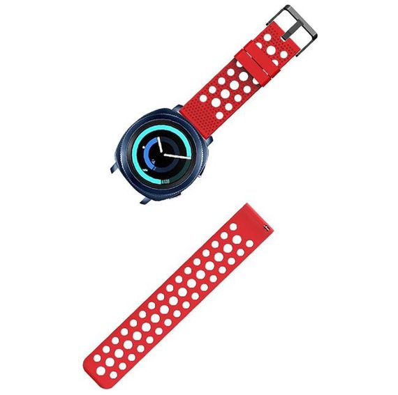 Спортивный ремешок с перфорацией Primo для часов Samsung Gear Sport SM-R600 - Red | Зображення 3