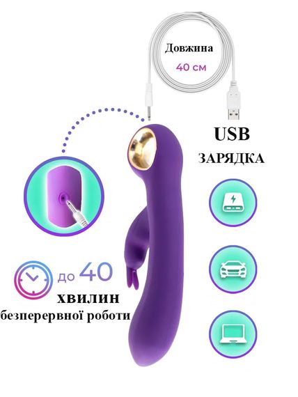 Вібратор Rabbit із стимуляцією клітора та підігрівом | Зображення 4