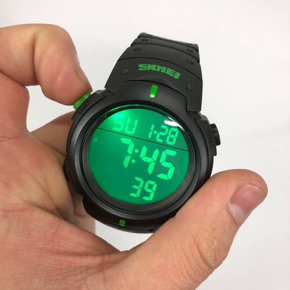 Протиударні військові чоловічі годинники SKMEI, Електронні вологозахищені наручні годинники YA-92 | Зображення 4