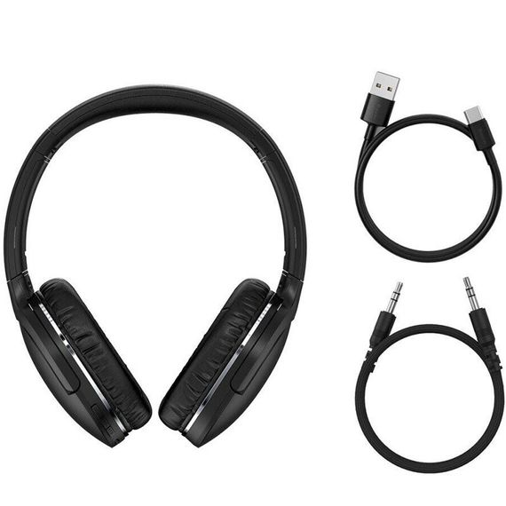 Накладні бездротові навушники Baseus Encok Wireless headphone D02 Pro (NGTD01030) Black | Зображення 6