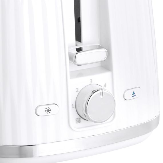 Тостер Russell Hobbs Eden 800Вт, пластик, підігрів, розморожування, білий (27370-56) | Зображення 2