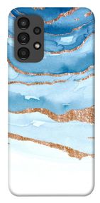 Чохол IBANAN Небесно-золотий мармур для Samsung Galaxy A13 4G