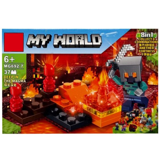Детский конструктор "Minecraft" MG692-7, 37 деталей