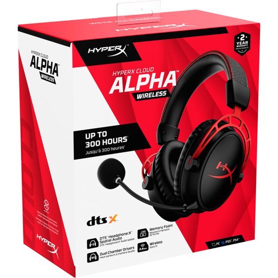 Навушники HyperX Cloud Alpha Wireless Black (4P5D4AA) | Зображення 6