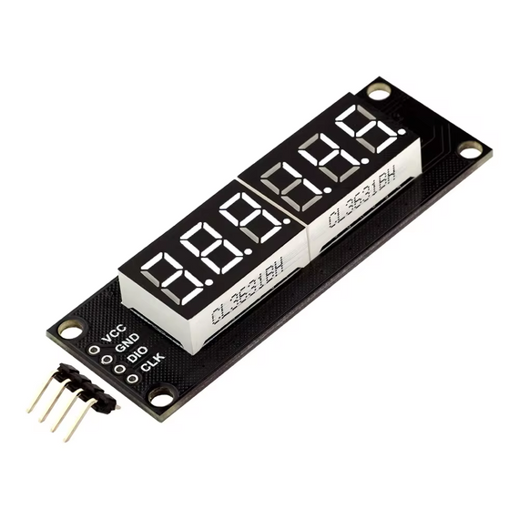 Дисплей світлодіодний семисегментний шестирозрядний TM1637 Diymore 0,36" Зелений | Зображення 3