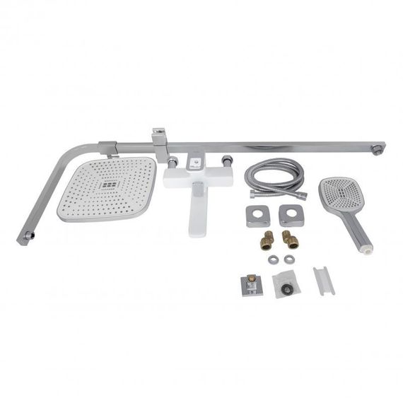 Душова система універсальна Lidz Wawel 1030 на три споживача (з виливом) (k35) LDWAW1030WHI45401 White | Зображення 9