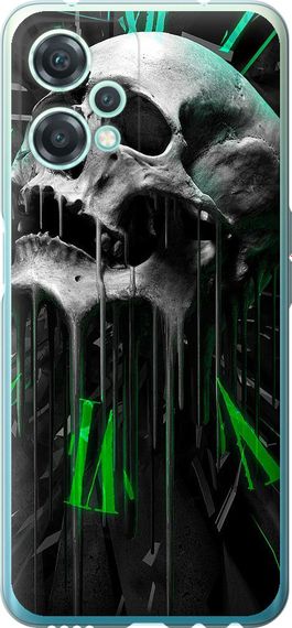 Чехол на OnePlus Nord CE 2 Lite Череп-часы "4100u-2684-17620"