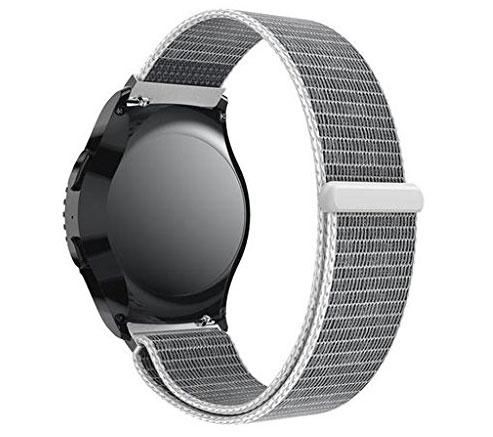 Нейлоновий ремінець Primo для годинника Samsung Gear S2 Classic SM-R732 / RM-735 - White | Зображення 1