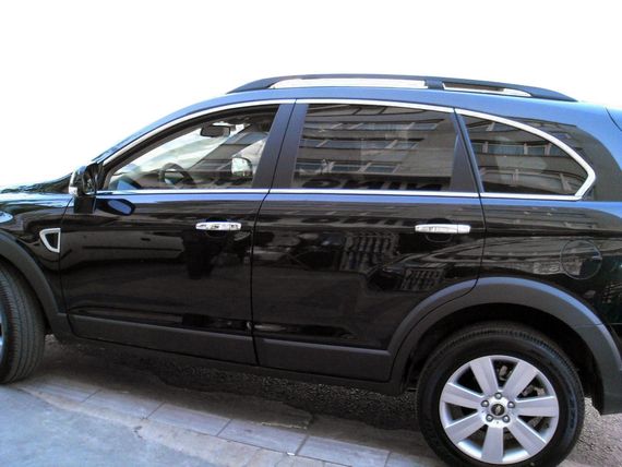 Верхня окантовка вікон (6 шт, нерж) для Chevrolet Captiva 2006-2019рр