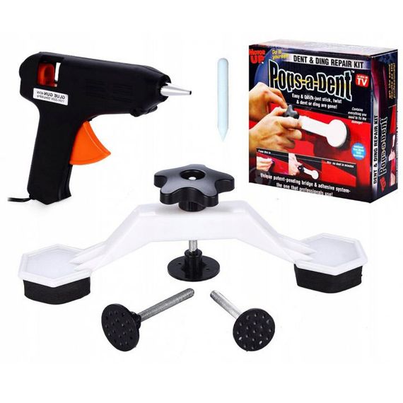 Инструмент для удаления вмятин на авто Clefers Pops-a-Den- Рихтовка Своими Руками - Клей, Пистолет, Присоска в комплекте SN-99 | Зображення 3