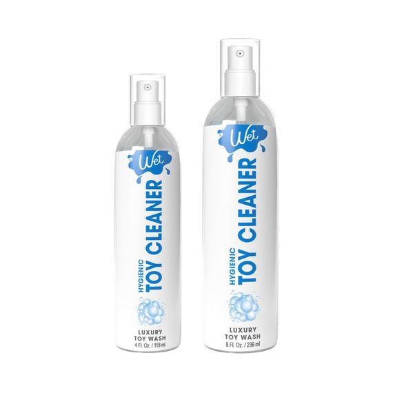 Очищувач для секс-іграшок без спирту Wet Toy Cleaner, на водній основі, 236 мл | Зображення 1