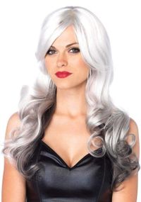 Leg Avenue Allure Multi Color Wig Grey/Black sexstyle