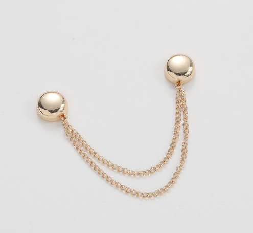 Декоративный магнитный  зажим для одежды Черный